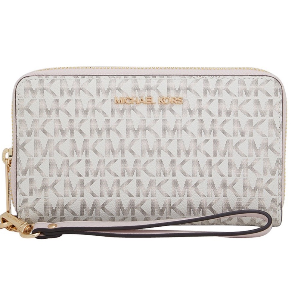 Micheal kore powder blush phone case wallet